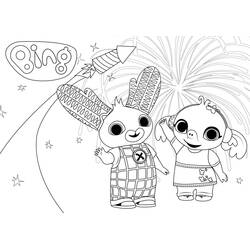 Dibujo para colorear: Bing y Flop (Dibujos Animados y Series Animadas) #185046 - Dibujos para Colorear e Imprimir Gratis