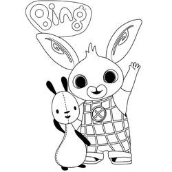 Dibujo para colorear: Bing y Flop (Dibujos Animados y Series Animadas) #185051 - Dibujos para Colorear e Imprimir Gratis