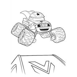 Dibujos para colorear: Blaze y the Monster Machines - Dibujos para Colorear e Imprimir Gratis