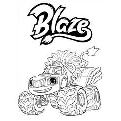 Dibujo para colorear: Blaze y the Monster Machines (Dibujos Animados y Series Animadas) #199447 - Dibujos para Colorear e Imprimir Gratis