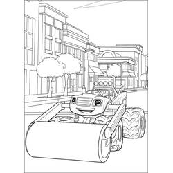 Dibujo para colorear: Blaze y the Monster Machines (Dibujos Animados y Series Animadas) #199453 - Dibujos para Colorear e Imprimir Gratis