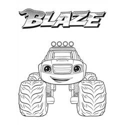 Dibujo para colorear: Blaze y the Monster Machines (Dibujos Animados y Series Animadas) #199455 - Dibujos para Colorear e Imprimir Gratis