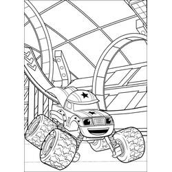 Dibujo para colorear: Blaze y the Monster Machines (Dibujos Animados y Series Animadas) #199459 - Dibujos para Colorear e Imprimir Gratis