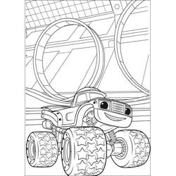 Dibujo para colorear: Blaze y the Monster Machines (Dibujos Animados y Series Animadas) #199461 - Dibujos para Colorear e Imprimir Gratis