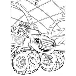 Dibujo para colorear: Blaze y the Monster Machines (Dibujos Animados y Series Animadas) #199462 - Dibujos para Colorear e Imprimir Gratis
