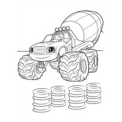 Dibujo para colorear: Blaze y the Monster Machines (Dibujos Animados y Series Animadas) #199463 - Dibujos para Colorear e Imprimir Gratis