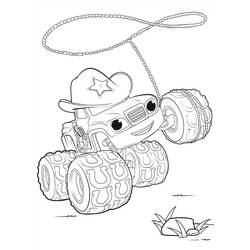 Dibujo para colorear: Blaze y the Monster Machines (Dibujos Animados y Series Animadas) #199467 - Dibujos para Colorear e Imprimir Gratis