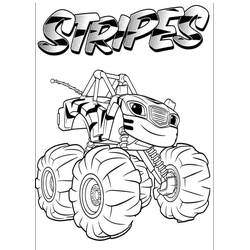 Dibujo para colorear: Blaze y the Monster Machines (Dibujos Animados y Series Animadas) #199469 - Dibujos para Colorear e Imprimir Gratis
