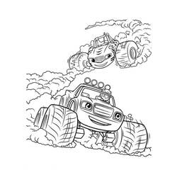 Dibujo para colorear: Blaze y the Monster Machines (Dibujos Animados y Series Animadas) #199470 - Dibujos para Colorear e Imprimir Gratis