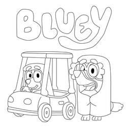 Dibujo para colorear: Bluey (Dibujos Animados y Series Animadas) #179259 - Dibujos para Colorear e Imprimir Gratis