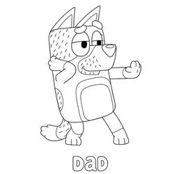 Dibujo para colorear: Bluey (Dibujos Animados y Series Animadas) #179261 - Dibujos para Colorear e Imprimir Gratis
