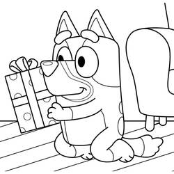 Dibujo para colorear: Bluey (Dibujos Animados y Series Animadas) #179273 - Dibujos para Colorear e Imprimir Gratis