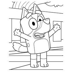 Dibujo para colorear: Bluey (Dibujos Animados y Series Animadas) #179276 - Dibujos para Colorear e Imprimir Gratis