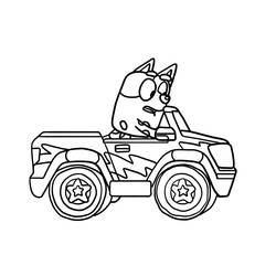 Dibujo para colorear: Bluey (Dibujos Animados y Series Animadas) #219501 - Dibujos para Colorear e Imprimir Gratis