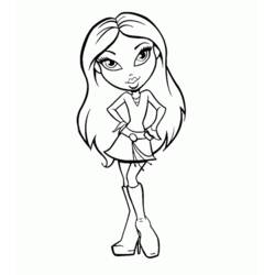 Dibujo para colorear: Bratz (Dibujos Animados y Series Animadas) #32390 - Dibujos para Colorear e Imprimir Gratis