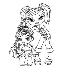 Dibujo Bratz (Dibujos Animados y Series Animadas) #32402 para imprimir y colorear