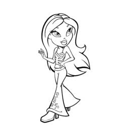 Dibujo para colorear: Bratz (Dibujos Animados y Series Animadas) #32412 - Dibujos para Colorear e Imprimir Gratis
