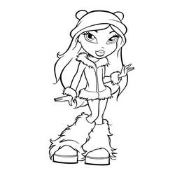 Dibujo para colorear: Bratz (Dibujos Animados y Series Animadas) #32413 - Dibujos para Colorear e Imprimir Gratis