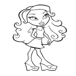 Dibujo para colorear: Bratz (Dibujos Animados y Series Animadas) #32420 - Dibujos para Colorear e Imprimir Gratis