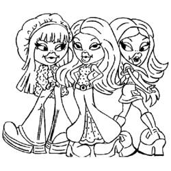 Dibujo Bratz (Dibujos Animados y Series Animadas) #32433 para imprimir y colorear