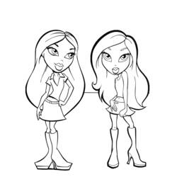 Dibujo Bratz (Dibujos Animados y Series Animadas) #32440 para imprimir y colorear