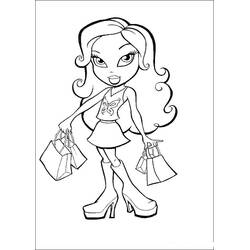 Dibujo Bratz (Dibujos Animados y Series Animadas) #32489 para imprimir y colorear