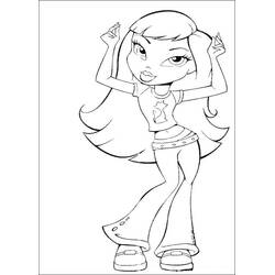 Dibujo Bratz (Dibujos Animados y Series Animadas) #32502 para imprimir y colorear