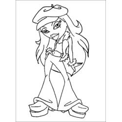 Dibujo Bratz (Dibujos Animados y Series Animadas) #32606 para imprimir y colorear