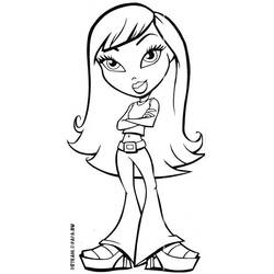Dibujo Bratz (Dibujos Animados y Series Animadas) #32611 para imprimir y colorear