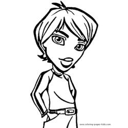Dibujo Bratz (Dibujos Animados y Series Animadas) #32691 para imprimir y colorear