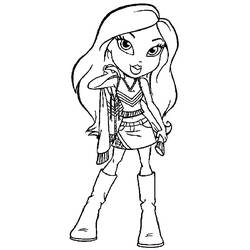 Dibujo para colorear: Bratz (Dibujos Animados y Series Animadas) #32737 - Dibujos para Colorear e Imprimir Gratis
