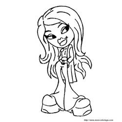 Dibujo Bratz (Dibujos Animados y Series Animadas) #32748 para imprimir y colorear
