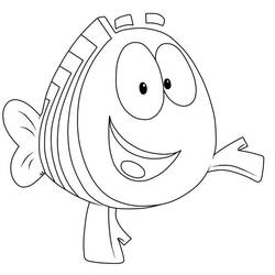Dibujos para colorear: Bubble Guppies - Dibujos para Colorear e Imprimir Gratis