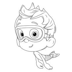 Dibujo para colorear: Bubble Guppies (Dibujos Animados y Series Animadas) #199346 - Dibujos para Colorear e Imprimir Gratis
