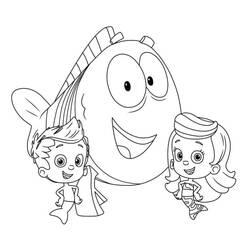 Dibujo para colorear: Bubble Guppies (Dibujos Animados y Series Animadas) #199347 - Dibujos para Colorear e Imprimir Gratis