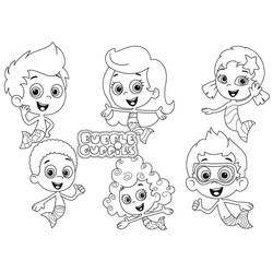 Dibujo para colorear: Bubble Guppies (Dibujos Animados y Series Animadas) #199366 - Dibujos para Colorear e Imprimir Gratis