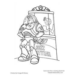 Dibujo para colorear: Buzz Lightyear of Star Command (Dibujos Animados y Series Animadas) #46682 - Dibujos para Colorear e Imprimir Gratis