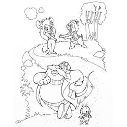 Dibujo para colorear: Chip y Dale for Kids (Dibujos Animados y Series Animadas) #185779 - Dibujos para Colorear e Imprimir Gratis