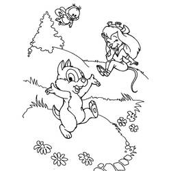 Dibujo para colorear: Chip y Dale for Kids (Dibujos Animados y Series Animadas) #185781 - Dibujos para Colorear e Imprimir Gratis