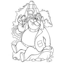 Dibujo para colorear: Chip y Dale for Kids (Dibujos Animados y Series Animadas) #185782 - Dibujos para Colorear e Imprimir Gratis