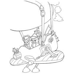 Dibujo para colorear: Chip y Dale for Kids (Dibujos Animados y Series Animadas) #185796 - Dibujos para Colorear e Imprimir Gratis