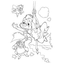Dibujo para colorear: Chip y Dale for Kids (Dibujos Animados y Series Animadas) #185809 - Dibujos para Colorear e Imprimir Gratis