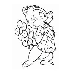 Dibujo para colorear: Chip y Dale for Kids (Dibujos Animados y Series Animadas) #185810 - Dibujos para Colorear e Imprimir Gratis