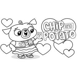 Dibujo para colorear: Chip y Potato (Dibujos Animados y Series Animadas) #199122 - Dibujos para Colorear e Imprimir Gratis