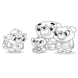 Dibujo para colorear: Chip y Potato (Dibujos Animados y Series Animadas) #199127 - Dibujos para Colorear e Imprimir Gratis
