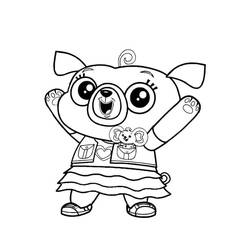 Dibujo para colorear: Chip y Potato (Dibujos Animados y Series Animadas) #199129 - Dibujos para Colorear e Imprimir Gratis