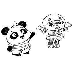 Dibujo para colorear: Chip y Potato (Dibujos Animados y Series Animadas) #199131 - Dibujos para Colorear e Imprimir Gratis