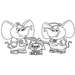 Dibujo para colorear: Chip y Potato (Dibujos Animados y Series Animadas) #199139 - Dibujos para Colorear e Imprimir Gratis