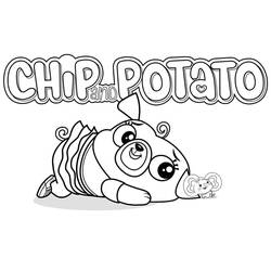 Dibujo para colorear: Chip y Potato (Dibujos Animados y Series Animadas) #199147 - Dibujos para Colorear e Imprimir Gratis