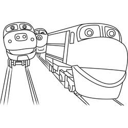 Dibujo para colorear: Chuggington (Dibujos Animados y Series Animadas) #206822 - Dibujos para Colorear e Imprimir Gratis
